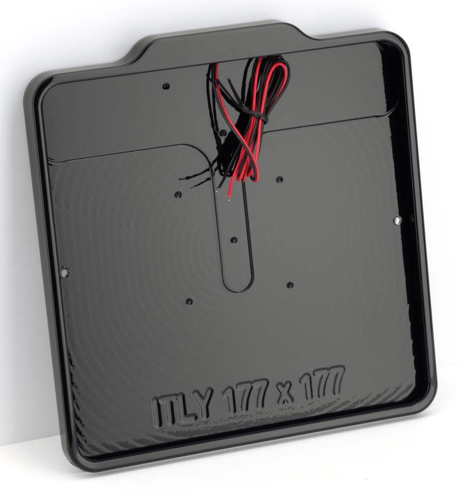 DMP License Plate Frame with License Plate Illumination – Electric & Light
