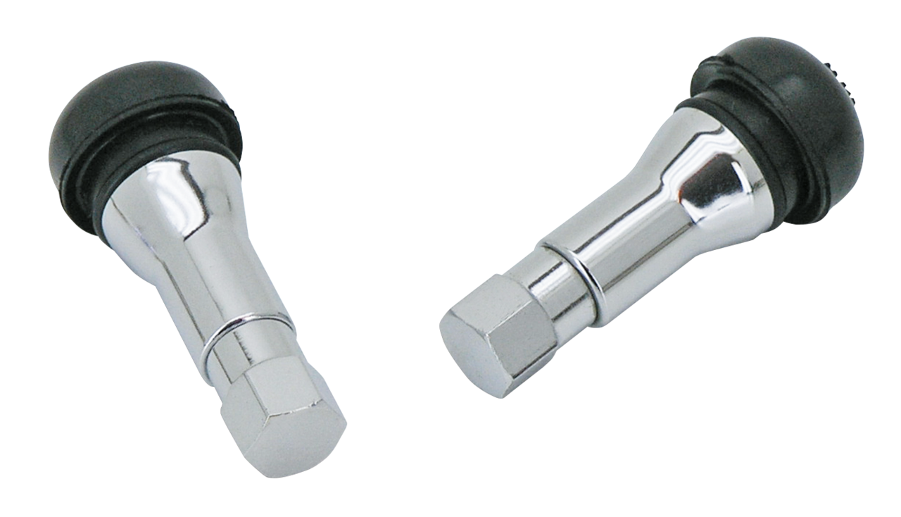 Zodiac Chrome Plated Brass Tire Valve for Tubeless Tires – Wheel & Tire