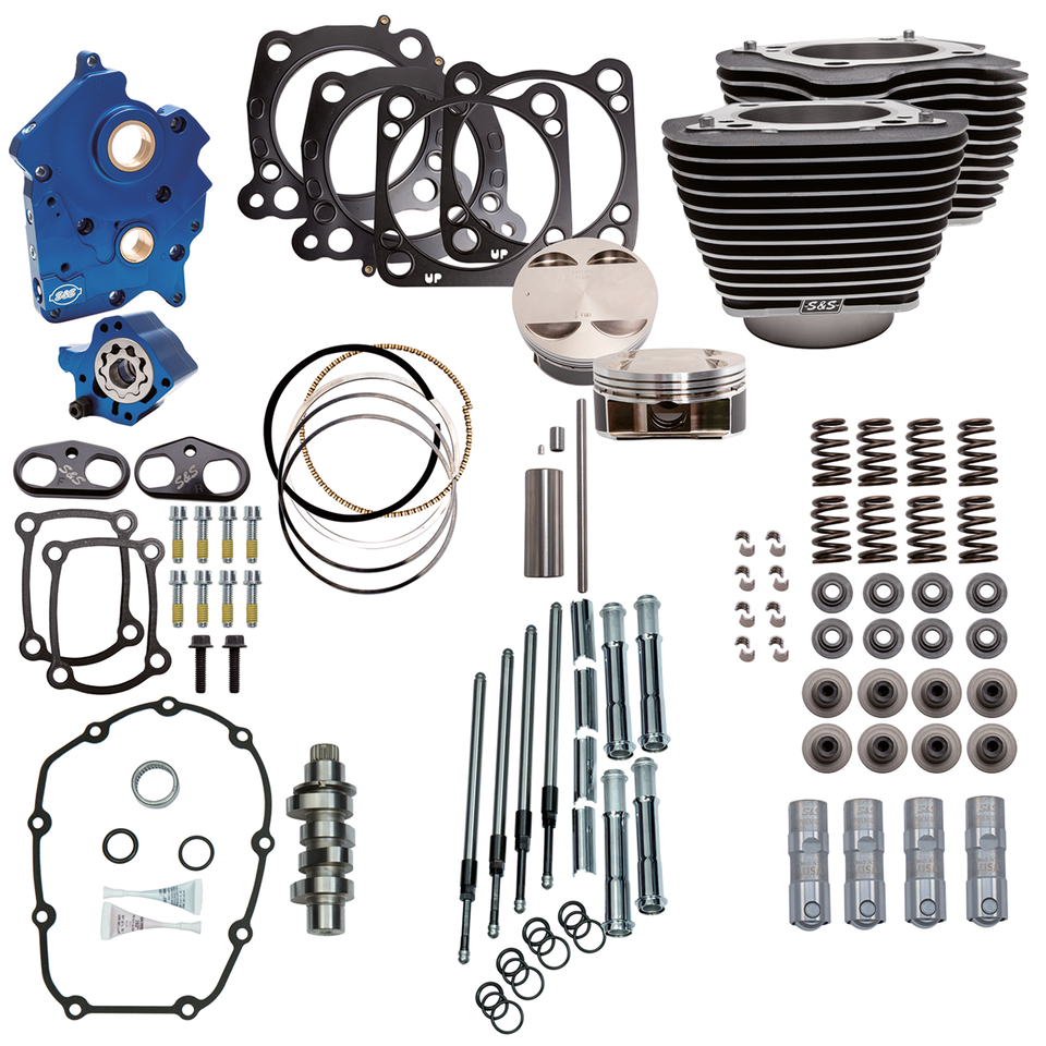 S&S 124CI, 128CI, 129CI & 132CI Power Packages for Milwaukee Eight – Engine