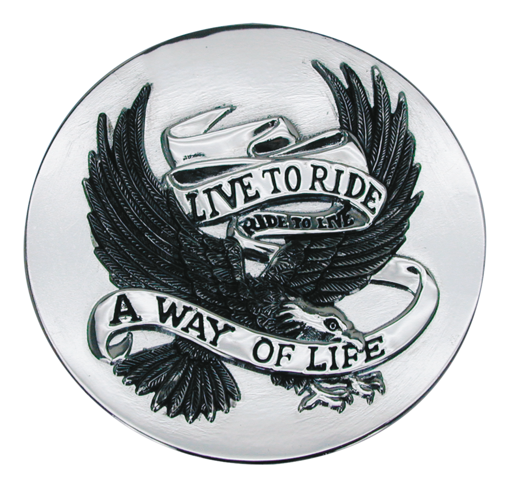Zodiac Live to Ride Adhesive Emblem – Helmets