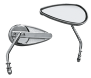 Zodiac Chrome Teardrop Style Mirrors – Handlebar