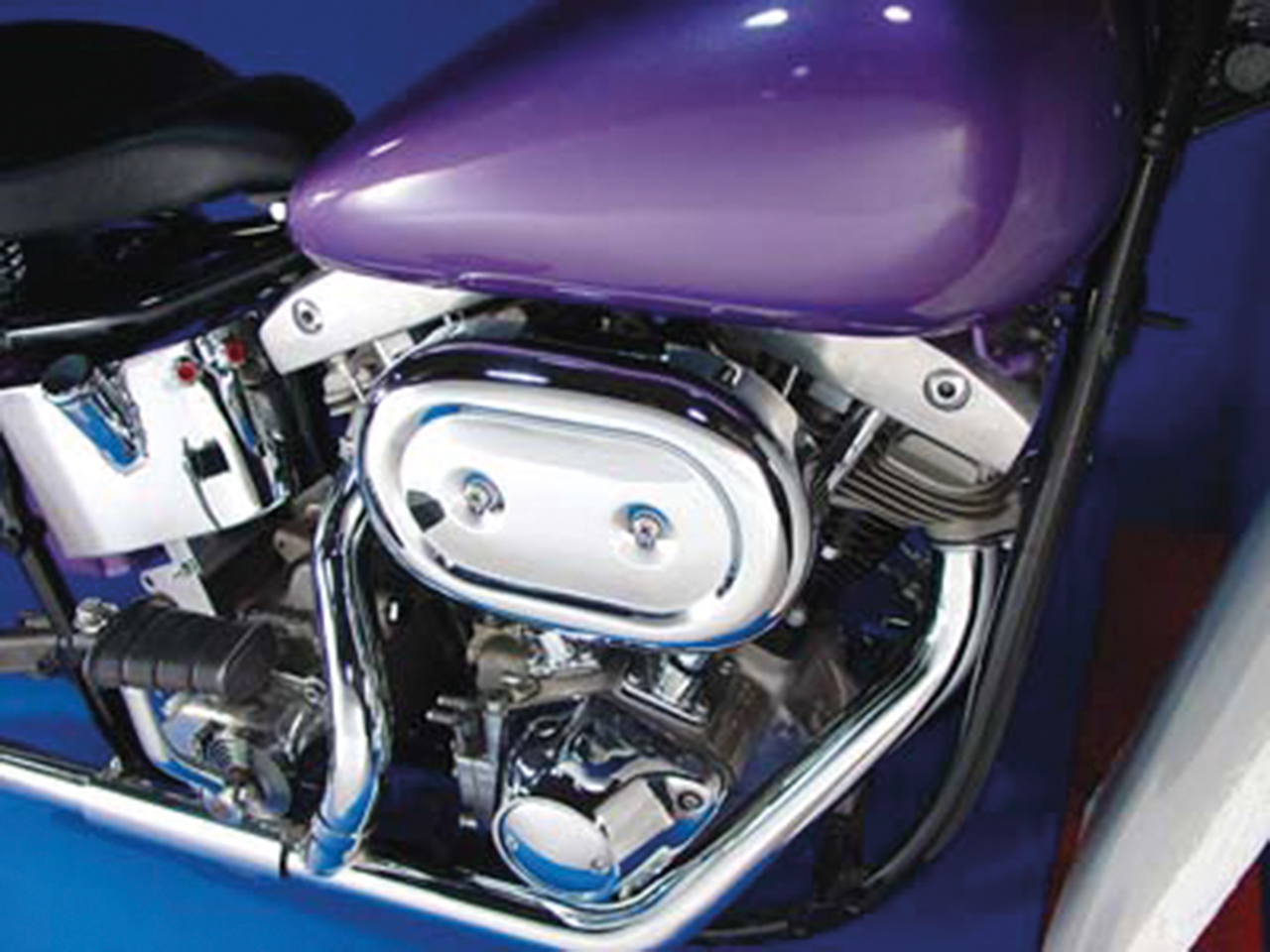 V-Twin Stock Style Oval Air Cleaner – Intake