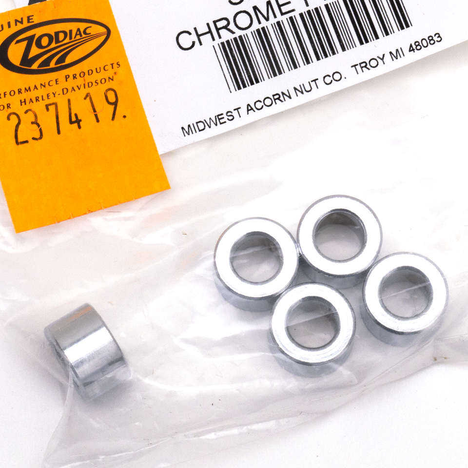 Midwest Acorn Nut Company Show Chrome Steel Spacers Assortment – Hardware