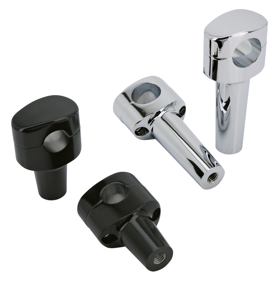 Zodiac Fusion Ii Billet "tapered Oval Head" Risers – Handlebar