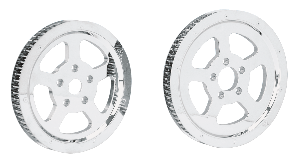 Zodiac Narrow 1 1/8" Aluminum Rear Belt Pulleys for Big Twin – Final Drive