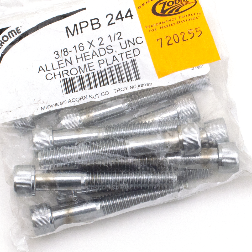 Midwest Acorn Nut Company Chrome Plated GRADE-8 Allen Head Socket Screws – Hardware