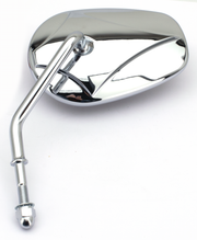 Zodiac Chrome Mirror with Diamond Logo – Handlebar