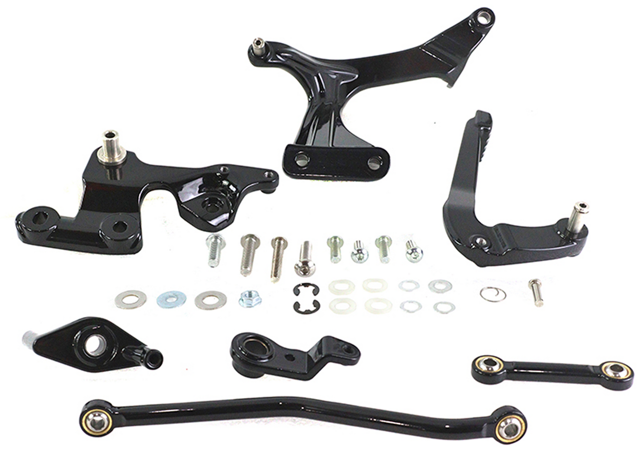 V-Twin Mid Mount Control Kits for Softail – Foot Control