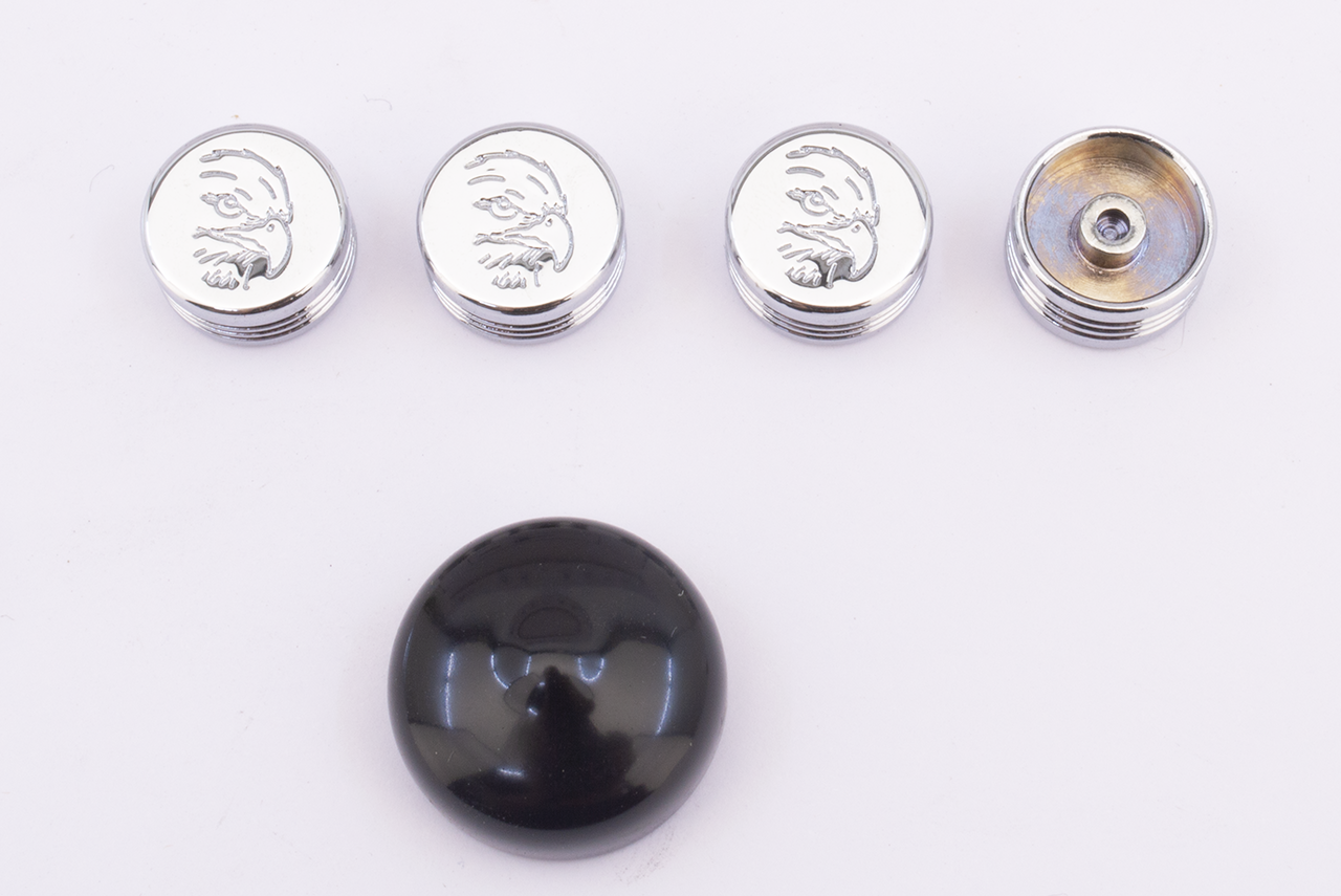 Midwest Acorn Nut Company Chrome Bolt Covers for Hex, Allen and Buttonhead Bolts – Hardware