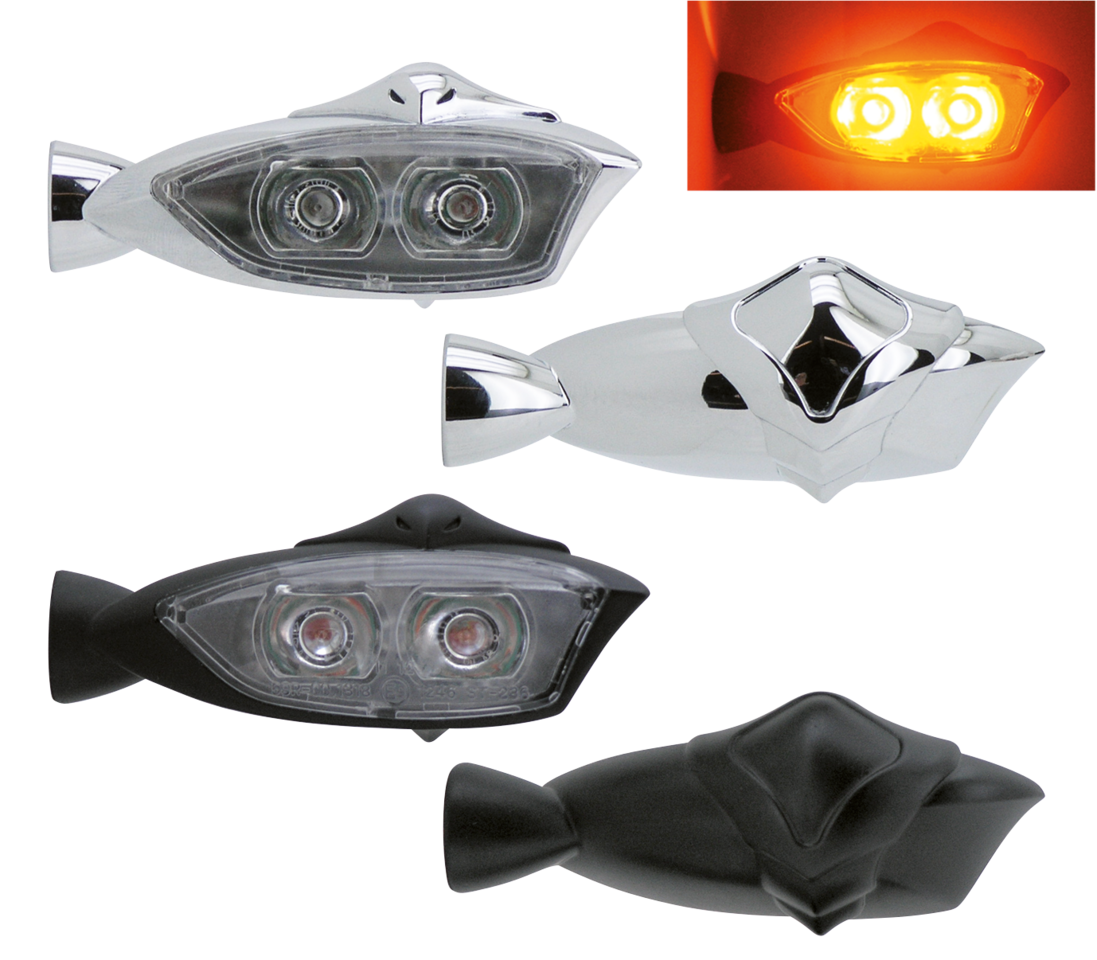 Zodiac Hell-Fire LED Turn Tail Brake Light – Electric & Light