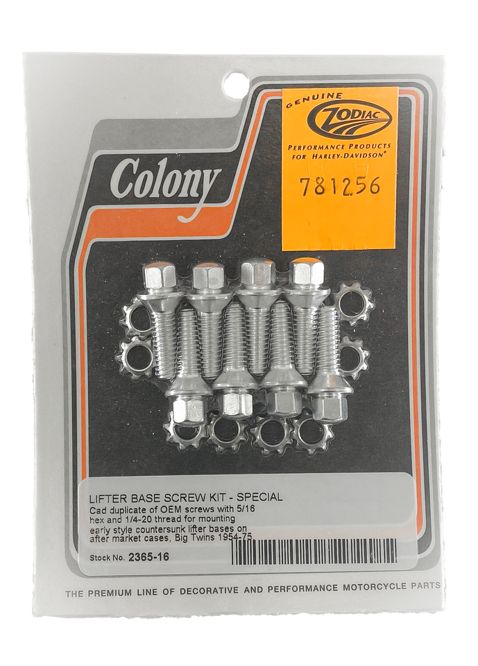 Colony Lifter Base & Tappet Block Screws – Hardware