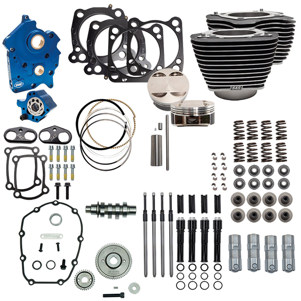 S&S 124CI, 128CI, 129CI & 132CI Power Packages for Milwaukee Eight – Engine