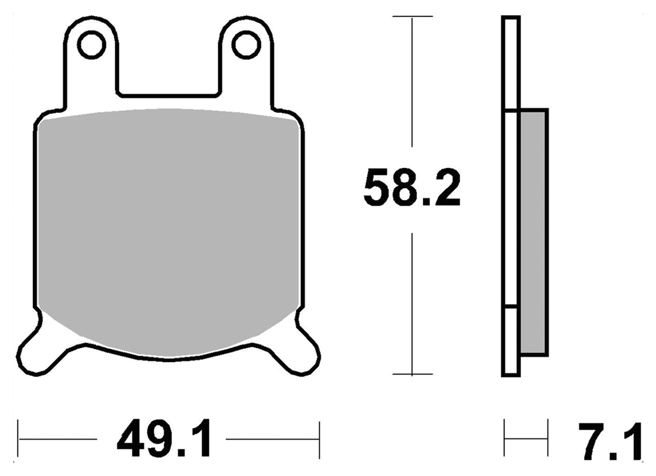 SBS Brake Pads for After Market Calipers