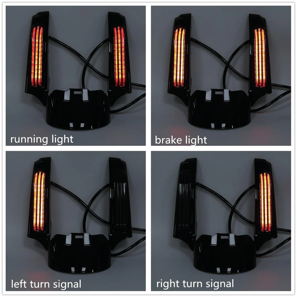 Zodiac CVO-Style Lighted Rear Fender Facias – Fender & Struts