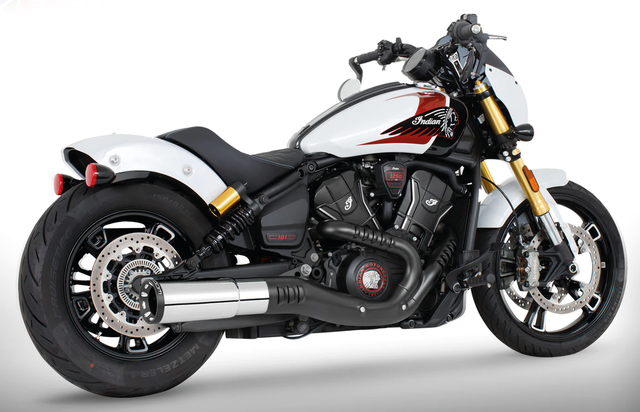 Freedom Performance Exhaust 4" Slip-Ons for Indian Scout 2025 to Present