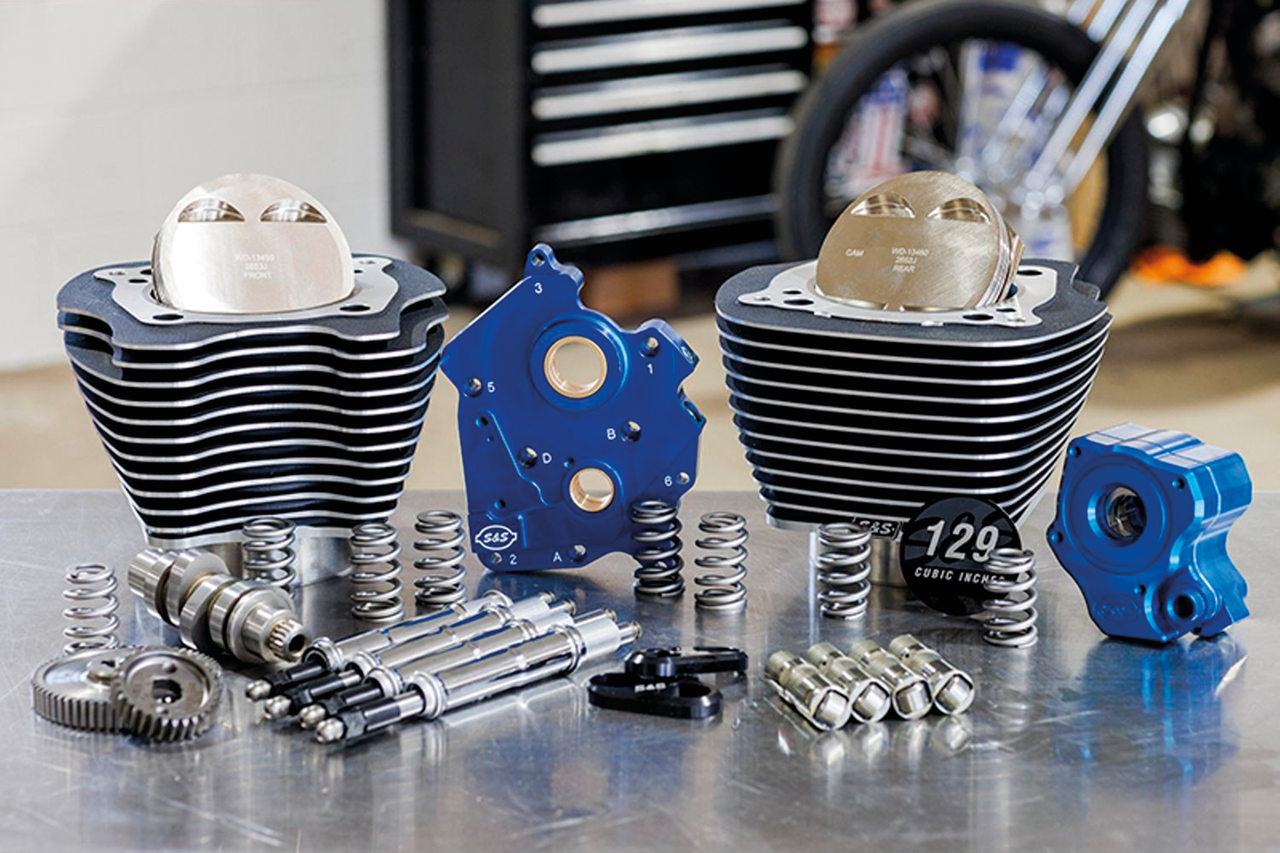 S&S 124CI, 128CI, 129CI & 132CI Power Packages for Milwaukee Eight – Engine