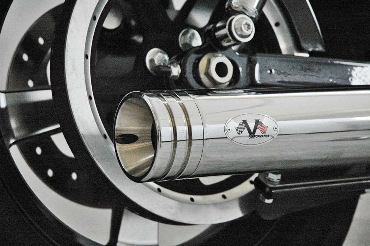 V-Performance Slip-On Mufflers for Sportster – Exhaust