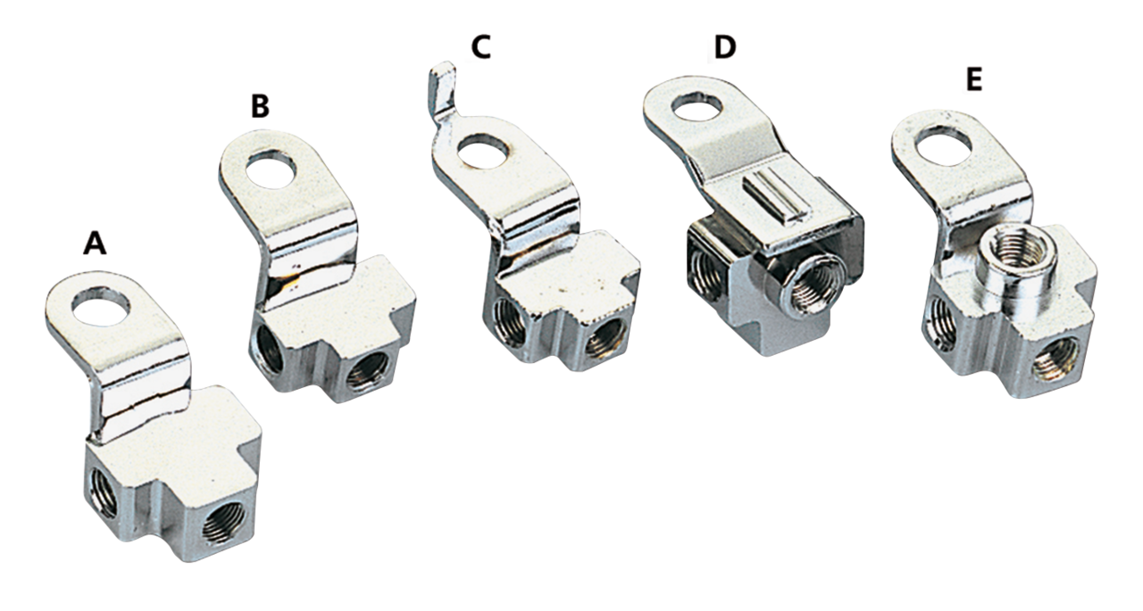 Zodiac Chrome Replacement Brake Line Tees – Control Cables & Hydraulic Lines