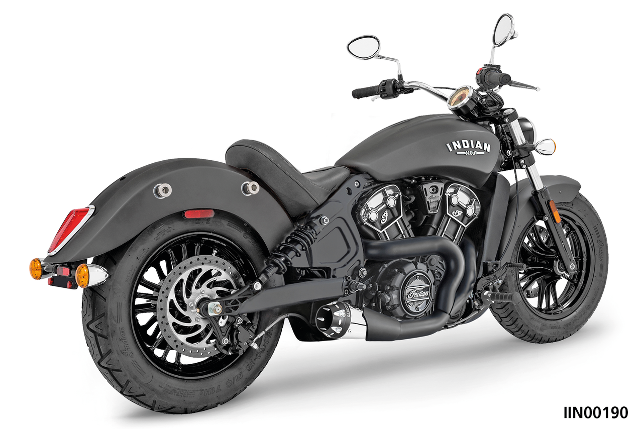 Freedom Performance Exhaust Shorty 2-INTO-1 for Indian Scout