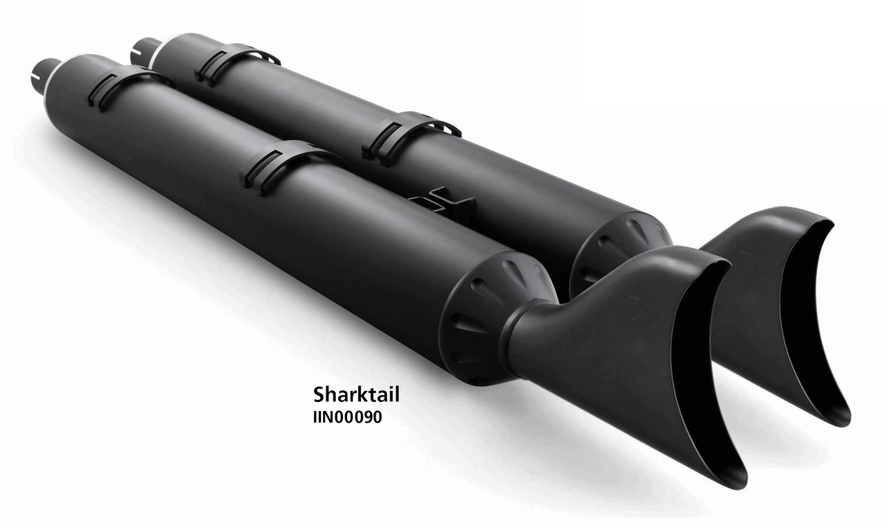 Freedom Performance Exhaust Sharktail 4" Slip-Ons for Indian Powerplus & Thunderstroke