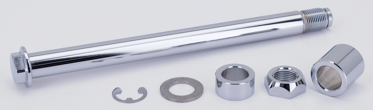 Zodiac Chrome Plated Front and Rear Axles – Wheel & Tire