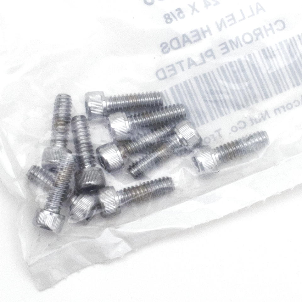 Midwest Acorn Nut Company Chrome Plated Allen Head Screws Assortment – Hardware