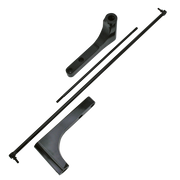 Zodiac 6" Forward Control Extensions for Sportster – Foot Control