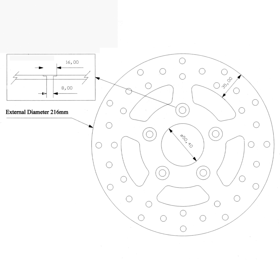 Kustom Tech Stainless Custom Front Brake Discs