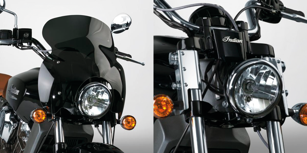 National Cycle Wave Switchblade Quick-Release Windshields