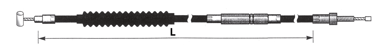 Barnett Clutches & Cables C10 - Clutch Cable Buell 1996-2002 – Control Cables & Hydraulic Lines