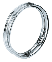 Daytona Chrome 19" Front Rim with Rolled Edges – Wheel & Tire