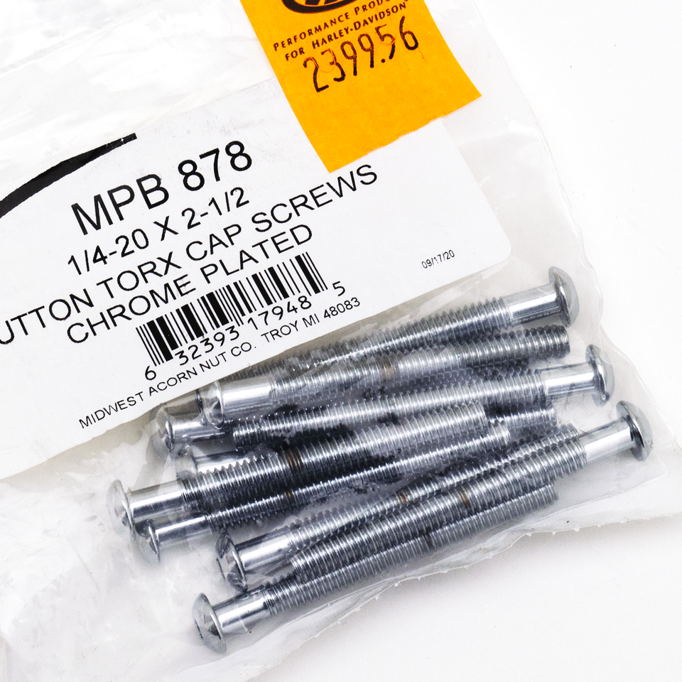 Midwest Acorn Nut Company Chrome Plated Button Head Torx Screw Assortment – Hardware