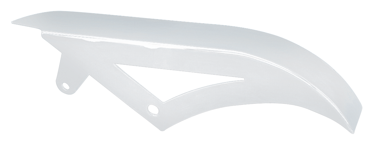 Zodiac Chrome Shorty Belt Guard for Softail – Final Drive