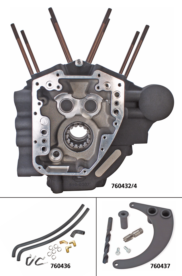 S&S Crankcases for 2007-2016 Twin Cam Touring – Engine