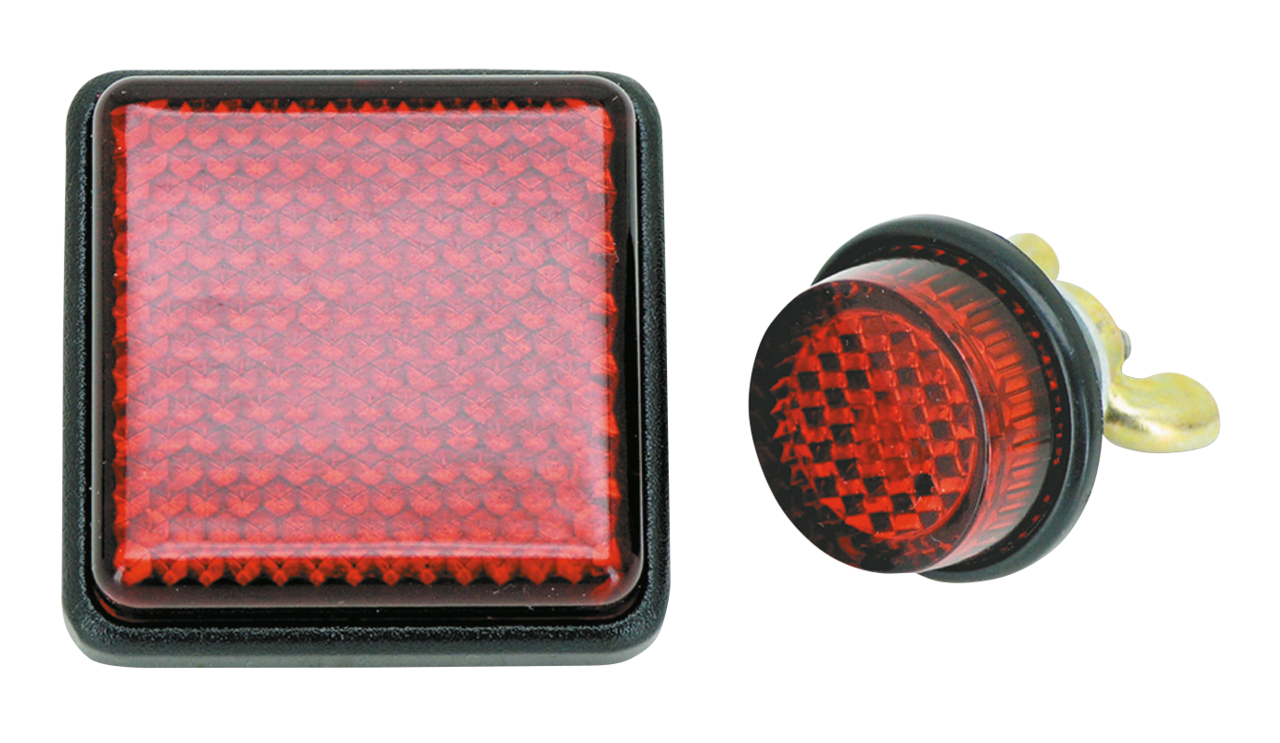 Zodiac Universal Red Bolt-On Reflectors – Electric & Light