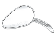 Zodiac Chrome Sweeping Teardrop Style Mirrors – Handlebar