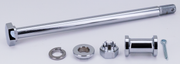 Zodiac Chrome Plated Front and Rear Axles – Wheel & Tire