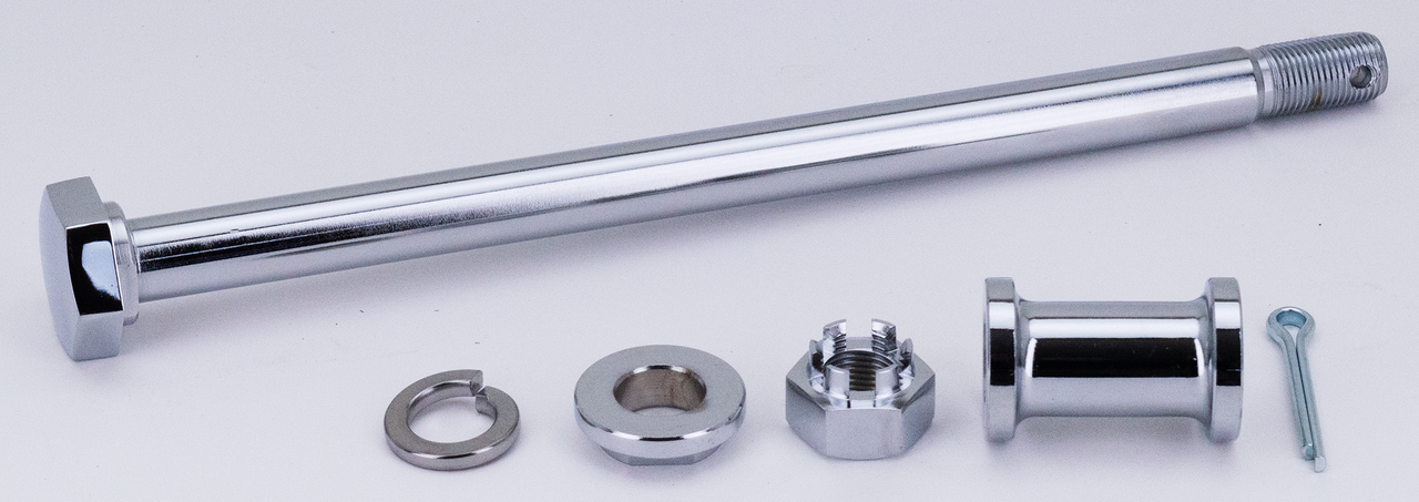 Zodiac Chrome Plated Front and Rear Axles – Wheel & Tire