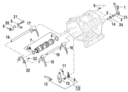 Eastern MC Parts 2006 to Present 6-SPEED Transmission Shifter Parts