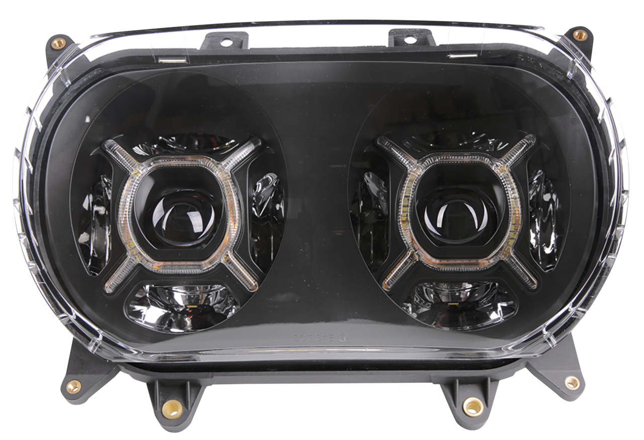 Zodiac LED Headlight Unit for Road Glide – Electric & Light