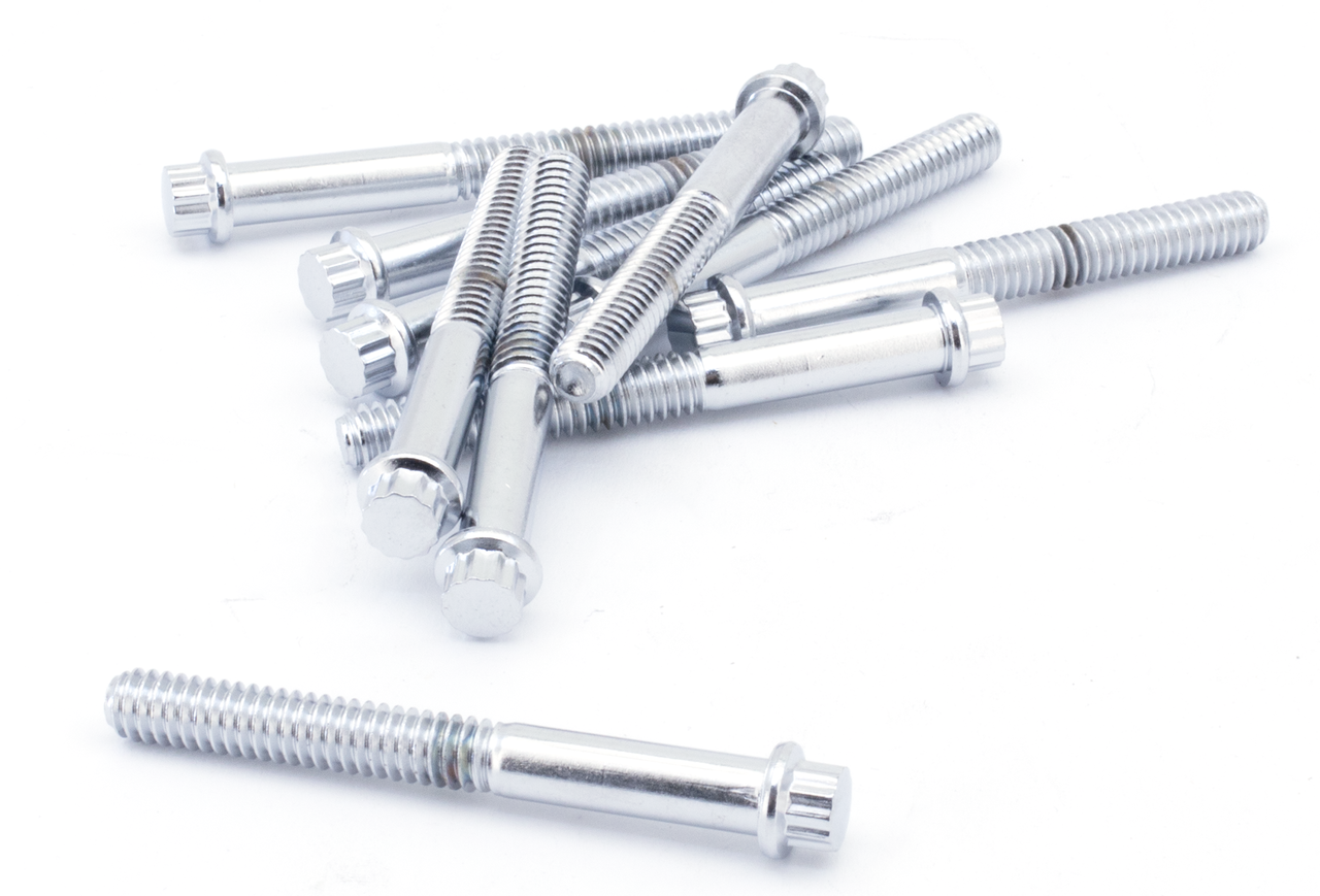 Midwest Acorn Nut Company Chrome Plated 12 Point Bolt Assortment Tray – Hardware