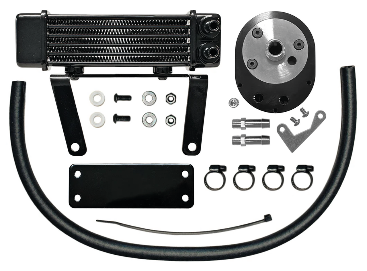 Jagg Lowmount Oil Cooler for Softail
