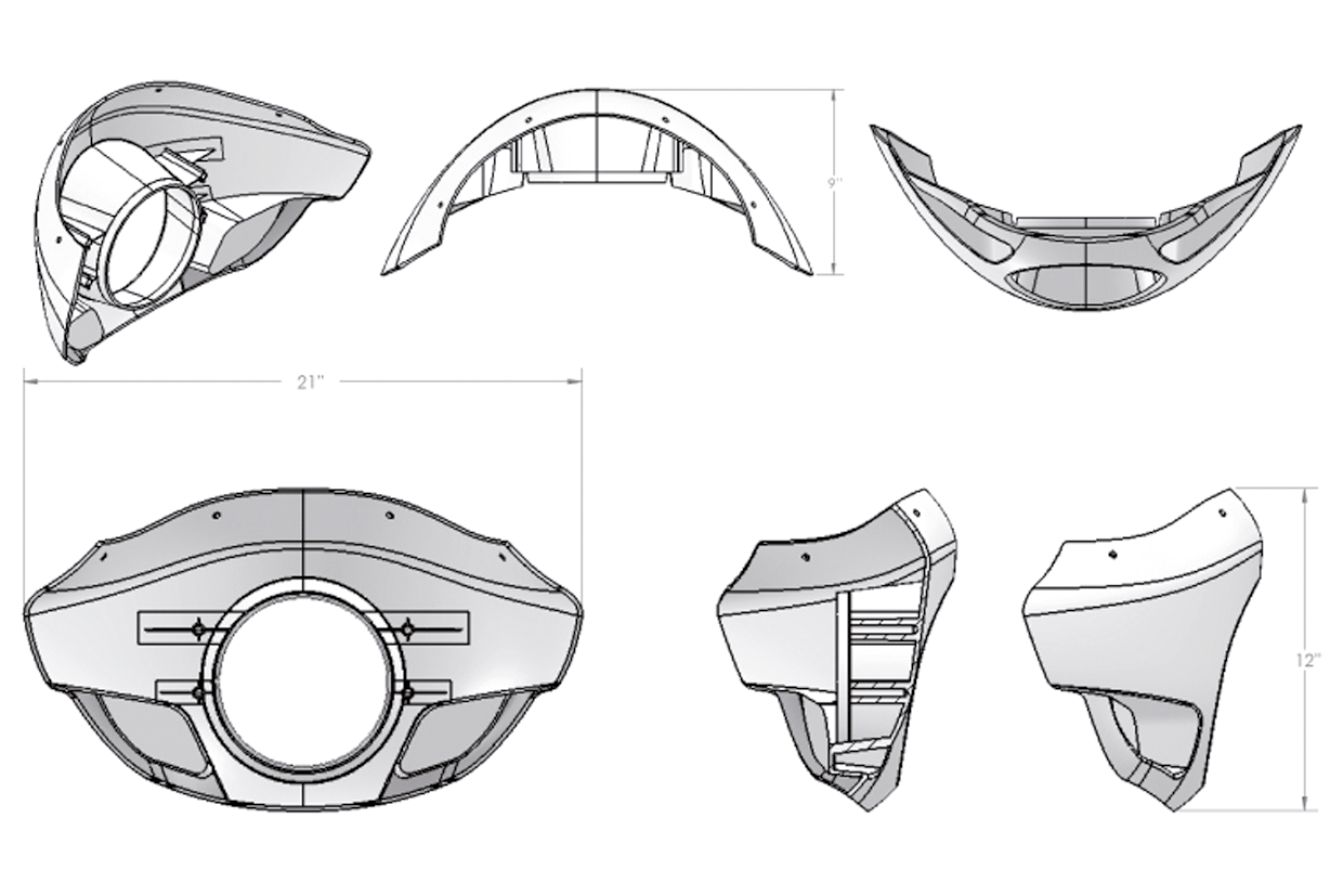 Burly Brand Fairings – Windshield