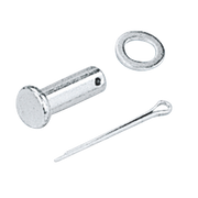 V-Twin Chrome Brake Rod Clevis, Clevis Pin, Brake Plunger