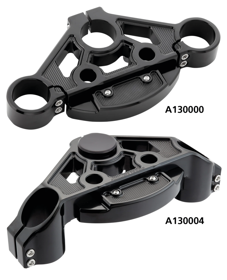 Arlen Ness Method Upper Fork Clamps and Triple Trees for Road Glide – Front Forks