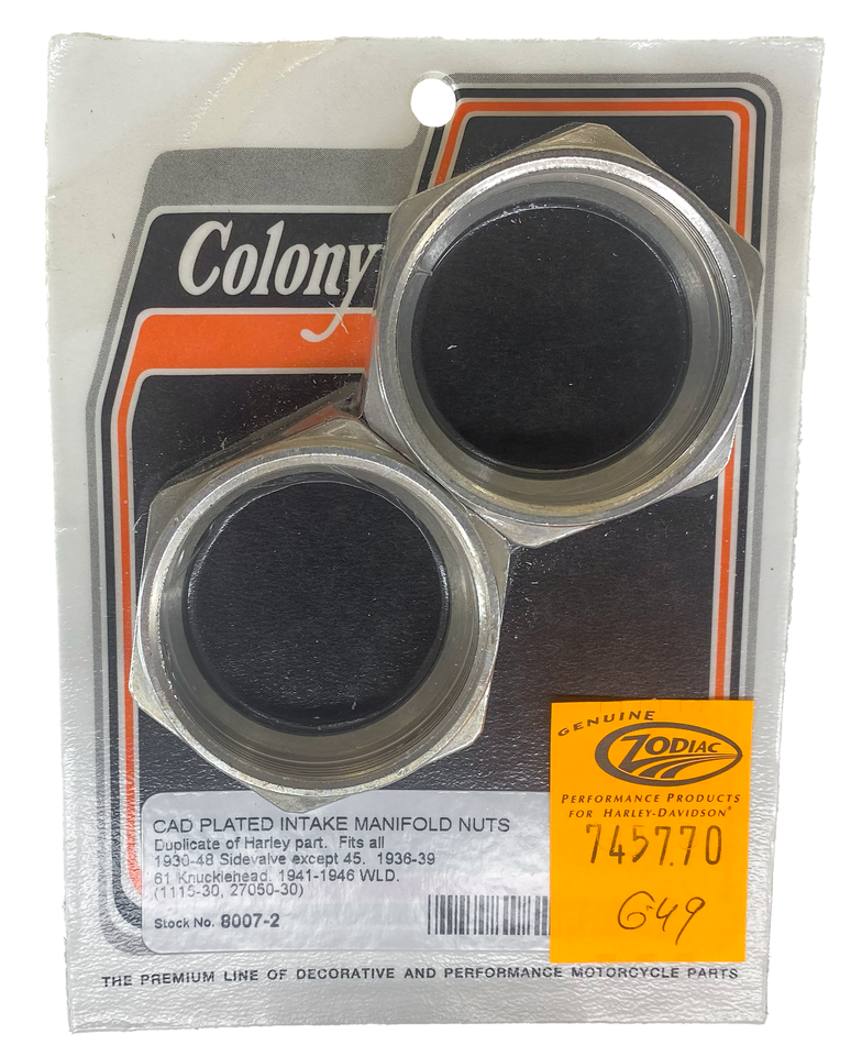 Colony Manifold Parts for 45CI, Early Ohv & Side Valve Models – Intake