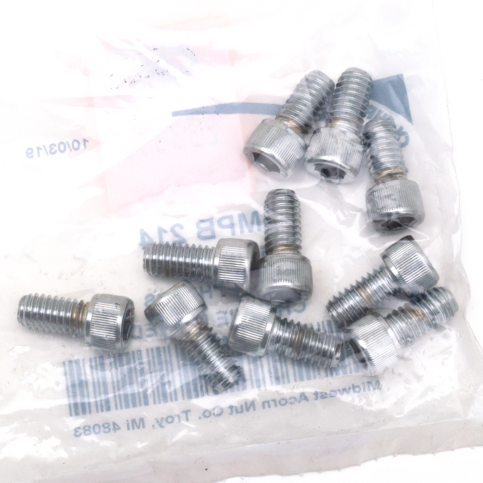 Midwest Acorn Nut Company Chrome Plated Allen Head Screws Assortment Knurled – Hardware