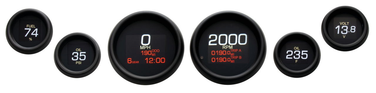 Dakota Digital MLX-8000 Fairing Gauges – Gauges & Dashes