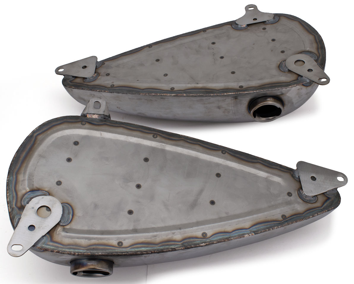 Samwel Supplies Wr Style Gas and Gas Oil Tanks for 45CI Sidevalve – Gas- & Oil Tank