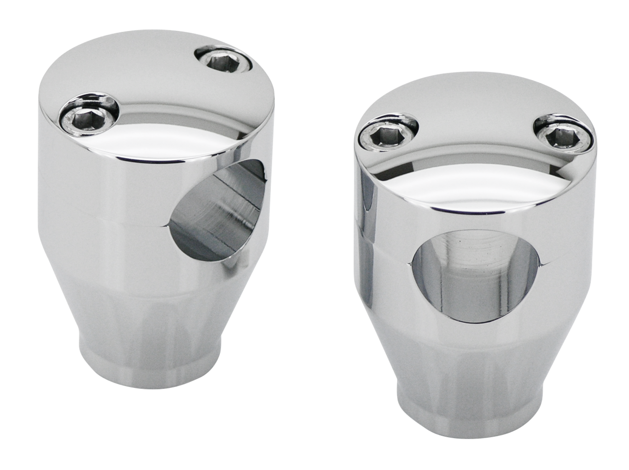 Zodiac Billet Aluminum Round Top Risers – Handlebar